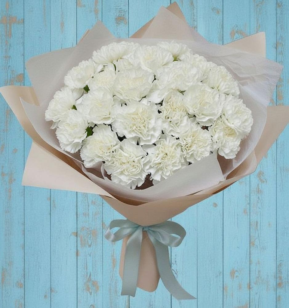 Букет цветов из: Гвоздики в Андреевке