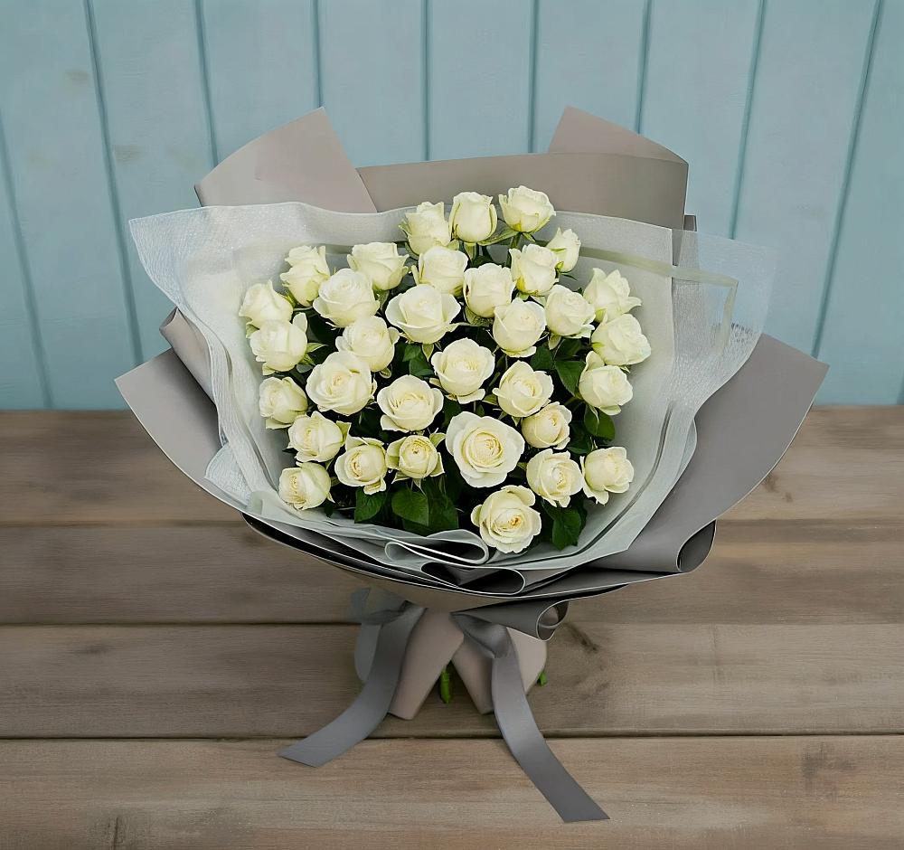 Букет Белоснежная нежность в Андреевке