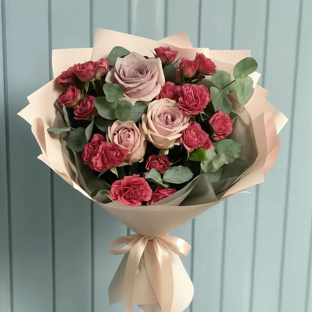 Букет цветов из: Гвоздики и Розы в Андреевке