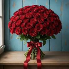 Букет Красные розы Блэк Меджик в Андреевке
