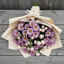 Букет цветов из:  Розы и Хризантемы в Андреевке