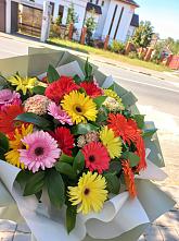 Букет цветов из:  Герберы #REPLACE_PRED# Андреевке