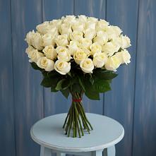 Букет 51 Белая роза Эдлесс Лав #REPLACE_PRED# Андреевке