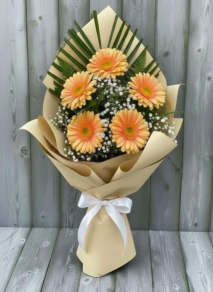 Букет цветов из: Герберы в Андреевке