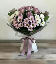 Букет цветов из:  Хризантемы и Розы в Андреевке