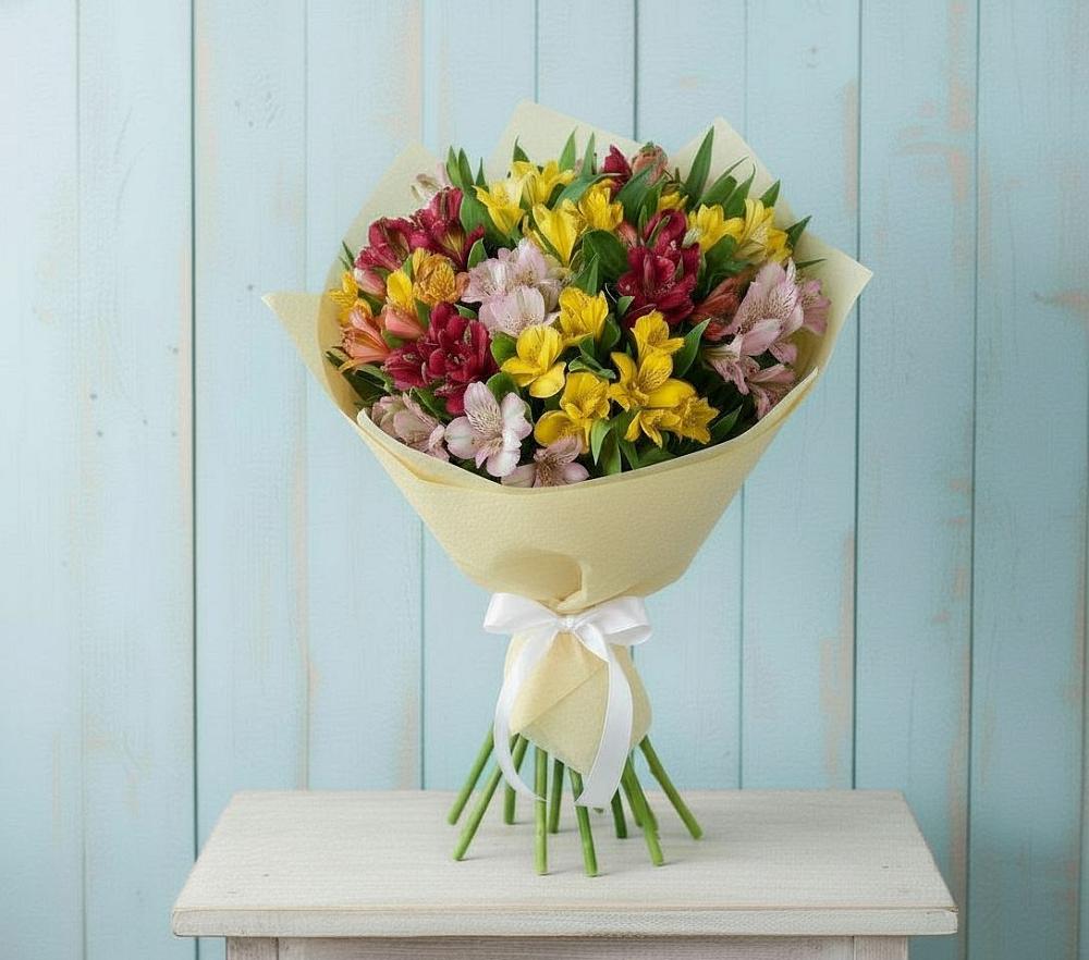 Букет цветов из: Альстромерии в Андреевке