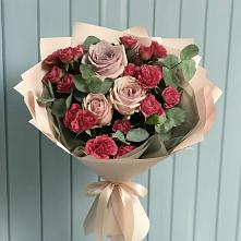 Букет цветов из:  Гвоздики и Розы #REPLACE_PRED# Андреевке