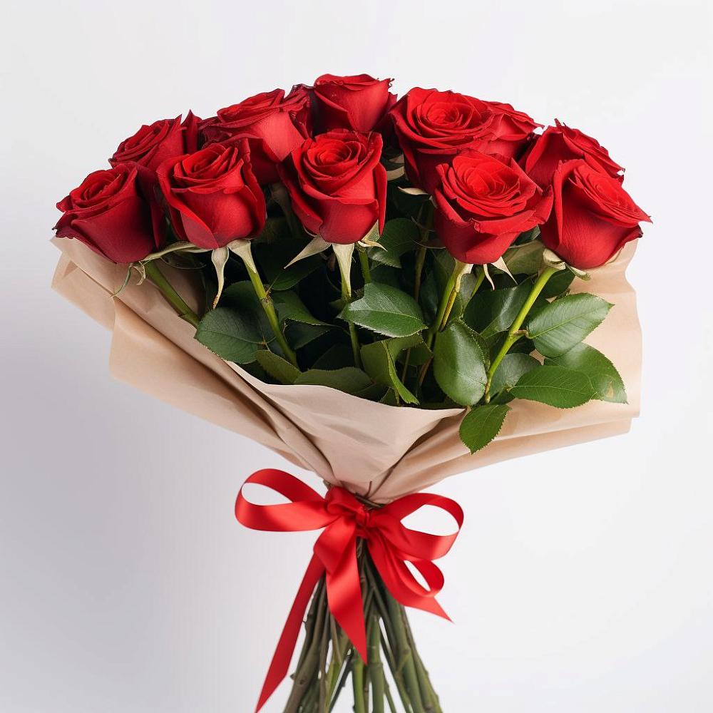 Букет 11 Красных роз Эдлесс Лав в Андреевке