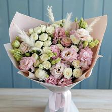 Букет цветов из:  Альстромерии и Розы в Андреевке