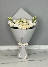 Букет цветов из:  Розы и Лизиантусы #REPLACE_PRED# Андреевке